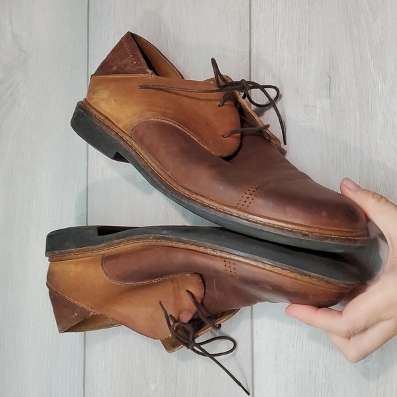 Olukai Mens Walino M Leather Oxford Slip on dress shoes sz 9.5 - Picture 10 of 15